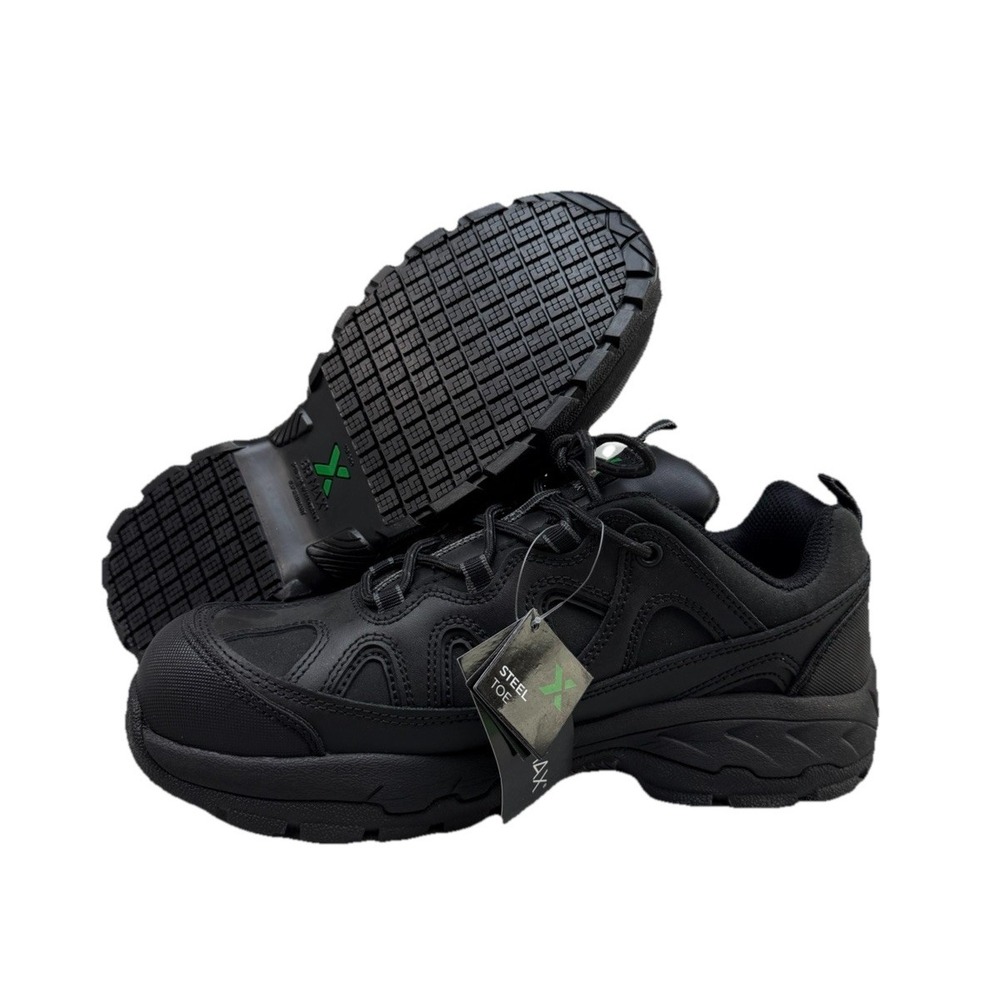 SR Max Shoes Mens Size 11 MaxTRAX Steel Toe Black Sneakers NEW